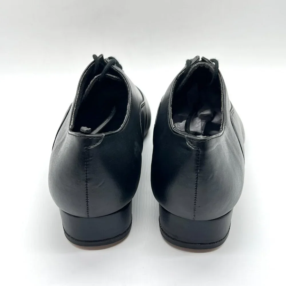Capezio Mens Size 11 446 Black‎ Overture Oxford Character Dance Shoes